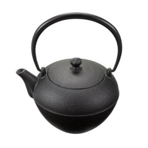 (正規品 特選国産品) 南部鉄器 鉄急須 つぼみ形 小雪 0.6l E-336 (W151 D127...