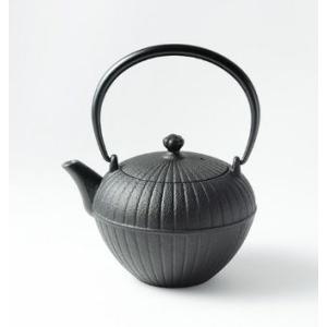 (正規品 特選国産品) 南部鉄器 鉄急須 つぼみ形 茶畑 0.6l E-337 (W151 D126...