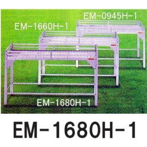 【植物棚】アルミフラワースタンドEM型スチールメッシュ製　EM-1645H-2 フラワースタンド EM-1645H-2 EM型1600×450×900H 2段タイプ 組立