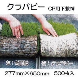 500枚セット) ニッテン 育苗用下敷紙 水稲箱用 クラパピー 277×577mm