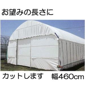 農POフィルム ハクリョク 厚み0.15mm×幅460cm×長さ30ｍ 30m価格 両面仕様 （白・緑） 農業用倉庫 MKVアドバンス｜tackey