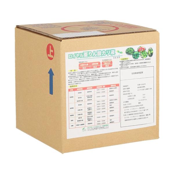 ロイヤル亜リン酸カリ液 5L入り リン酸の吸収を速めたい時に ケルパック66配合 液肥 ロイヤルイン...