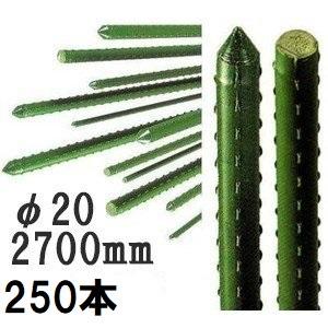 100本セット) セキスイ イボ竹 (プロ仕様 業務用) 農業用支柱 φ20