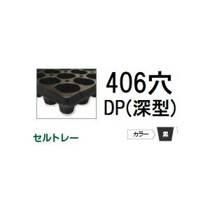 100枚) 育苗トレー セルトレー (インチタイプ) PP 406穴 DP(深型)角穴