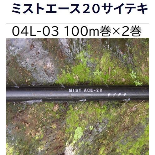 (100m×2巻セット特価) ミストエース20 サイテキ 04L-03 100m巻×2 WB1097...