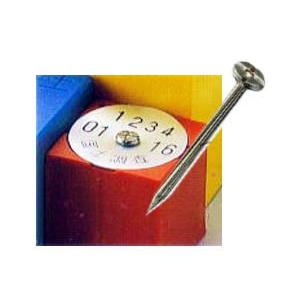 1000本セット) ステンレス十字釘 プラスチック標識杭用 φ5.5mm×径2mm