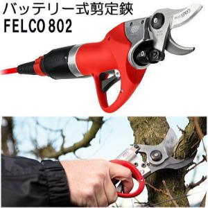 (保証書付 正規品 スイス製) フェルコ802 バッテリー式 電動剪定鋏 FELCO802 (801の後継品) 付属品5点付きセット