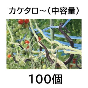 (100個入) 誘引資材 カケタロー (中容量) TAR-800 カケタロ〜 トマト ミニトマト シーム (zmP1)