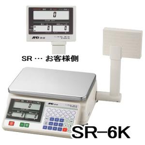 【専用】電子料金はかり　A&D  SQ-6K エー・アンド・デイ (検定付き 使用地域選択) 店舗用料金はかり