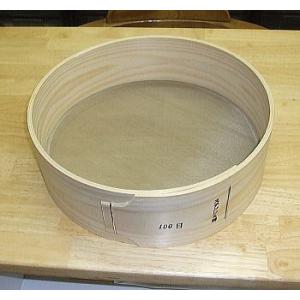 特選国産品 桧曲輪加工 (木製通し) 9寸5分 (約29cm×9cm) 100目 ステンレス網 木製...