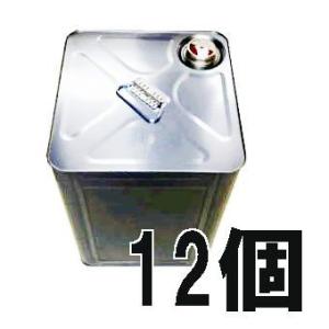 (12個セット特価) 1斗缶 無地 18L 空缶 (キャップ・プロテクター付き) 角型 ブリキ缶 一...