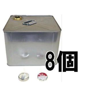 (8個セット特価) 無地 9L缶 (キャップ・プロテクター付き) 空缶 角型 ブリキ缶 5升缶｜tackey