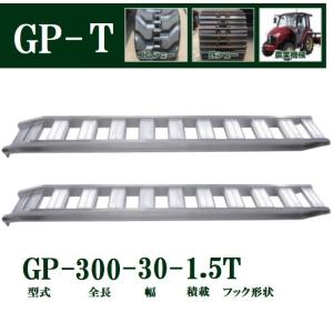 (2本セット) 昭和ブリッジ GP-300-30-1.5T 軽量 アルミブリッジ (ツメタイプ) GP-T型 1.5t/本　法人個人選択｜tackey