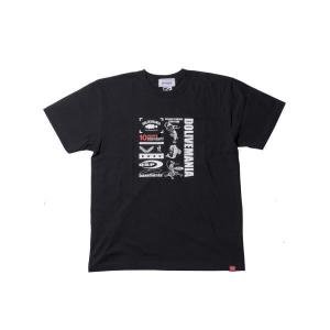 OSP×バスマニア　ミックスデザインTシャツ　ブラック 【メール便OK】｜tackleislandsukimaru