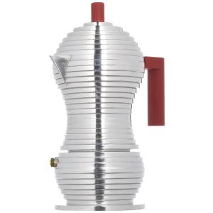 並行輸入品 ALESSI アレッシィ Pulcina エスプレッソコーヒーメーカー 3カップ用/レッ...