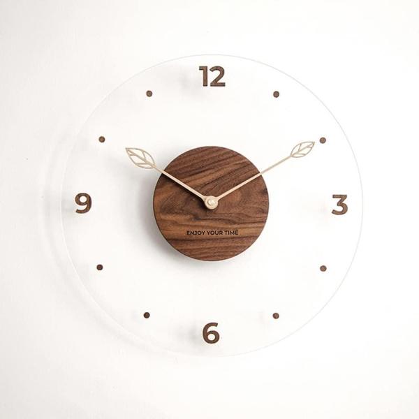 Wall Clocks Modern Design Silent Wood Wall Clock S...