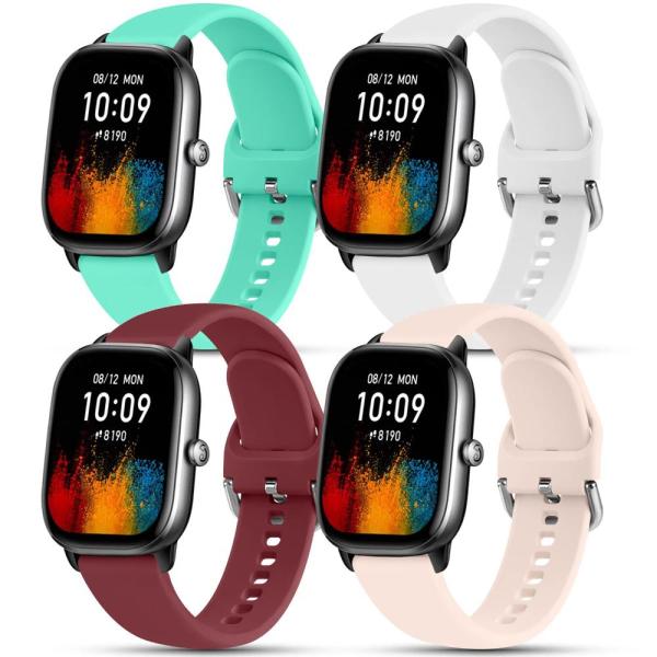 4 Pack Bands for Amazfit GTS 4 / GTS 4 Mini / GTS ...