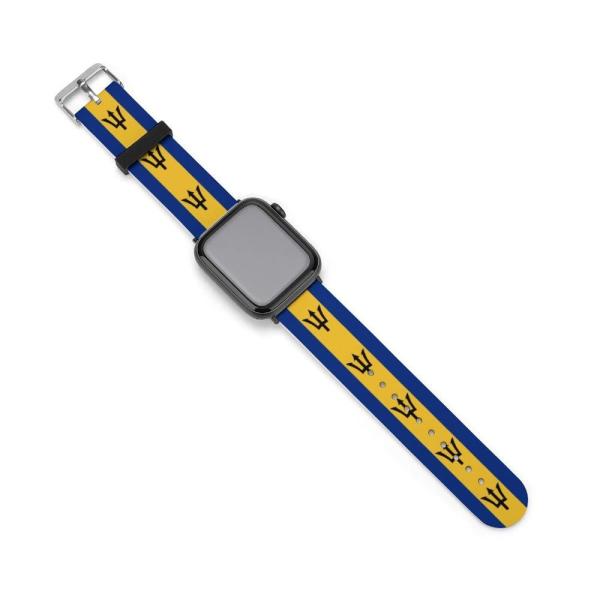 Barbados Flag Silicone Iwatch Straps 38mm/40mm 42m...