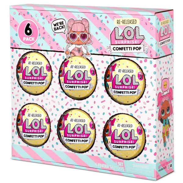 L.O.L. Surprise Confetti Pop 6 Pack Angel ? 6 Re-R...
