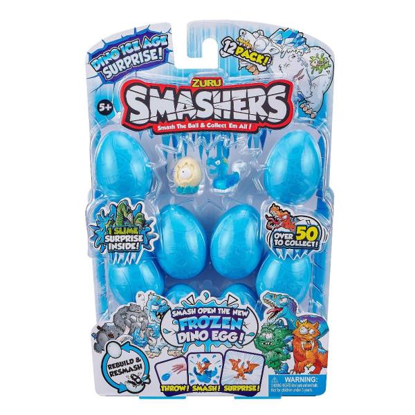 Smashers Dino Ice Age 12-Pack Smash Eggs by ZURU (...