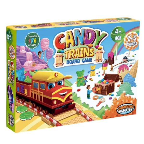 New Candy Trains Board Game A Sweet Cooperative Ti...