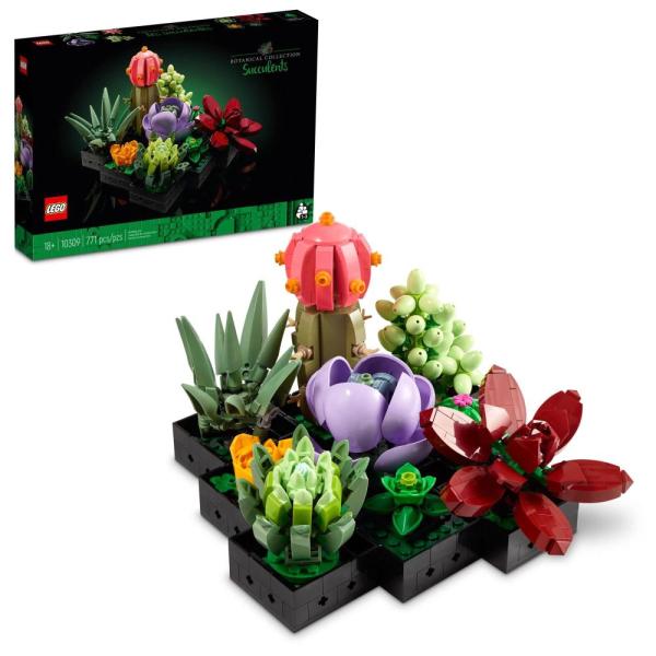 LEGO Succulents 10309 Plant Decor Building Set for...