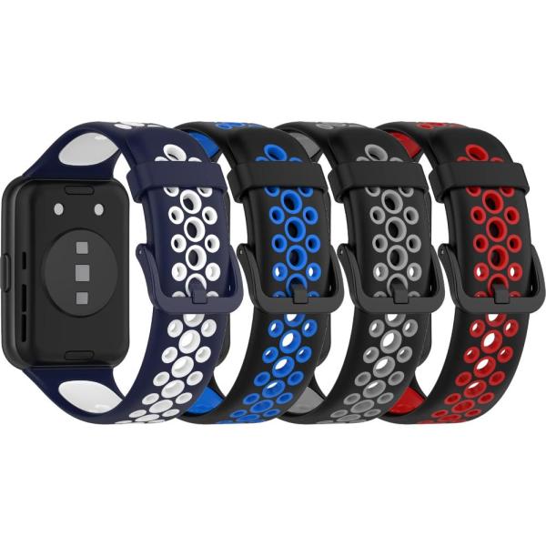 NineHorse スポーツストラップ Huawei Watch Fit 2用バンド 通気性シリコン...