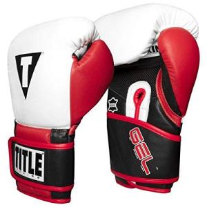 TITLE Boxing プロフェッショナルジェルシリーズ トレーニンググローブ ホワイト/ブラック 16オンス