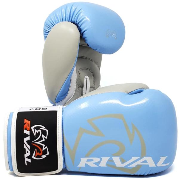 RIVAL Boxing RB7 フィットネスプラス バッググローブ 8オンス ブルー/グレー