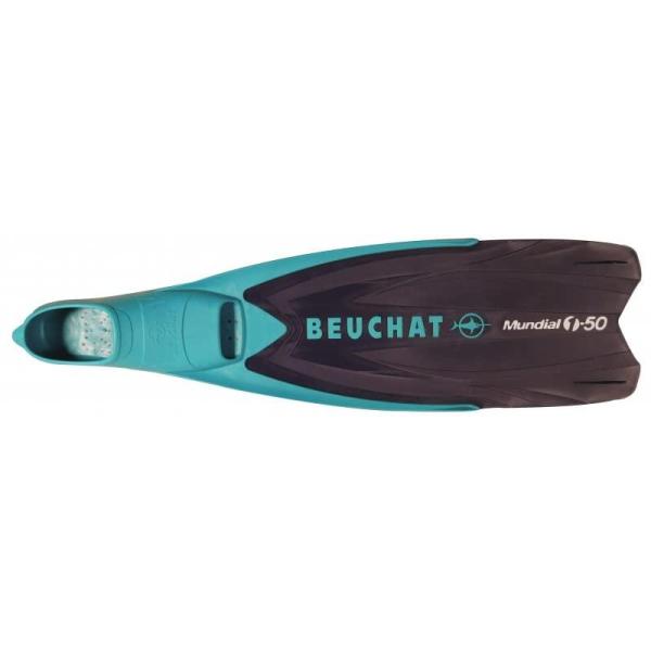 Beuchat Mundial One 50 Freediving fins (Blue 41/42...