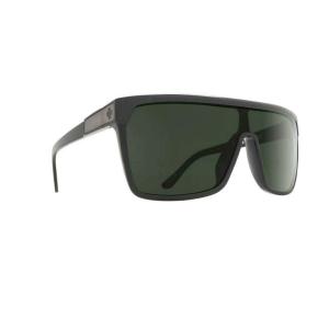 Spy Optic Flynn Sunglasses Black Matte Black w/Happy Grey Green Lens