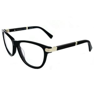 Porta Romana アイウェア ウッドコレクション モデル1780 「フレーム」, ブラックフレームにブラックカラーの木製テンプル。, 57-1