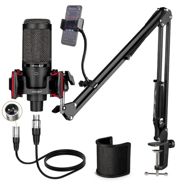Condenser Microphone XLR,Professional Studio Recor...