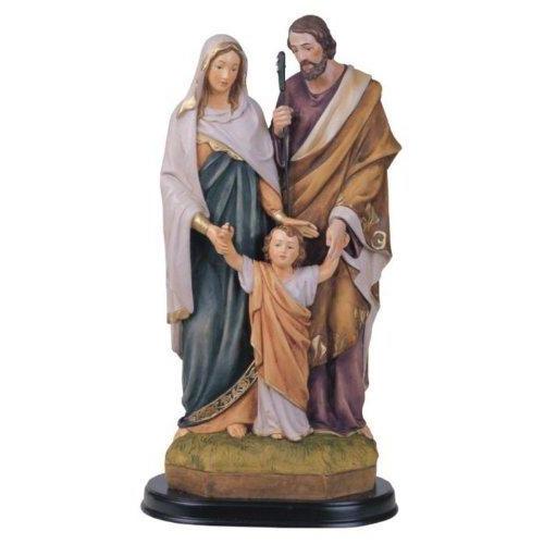 12インチ 聖家族 イエス・キリスト メアリー・ジョセフ像 宗教的 サグラダ・ファミリア