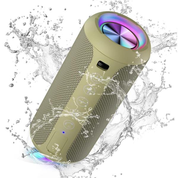 Ortizan Portable Bluetooth Speaker, IPX7 Waterproo...
