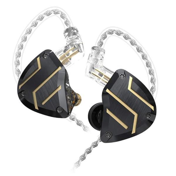 CCA C10PRO in-Ear Monitors, 4BA+1DD Hybrid HiFi St...