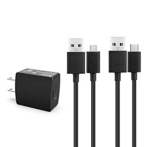 2 Cable Type C Micro USB Charger Fit for Anker-Sou...