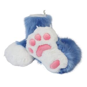 BNLIDES Cosplay Animal Cat Wolf Dog Fox Fursuit Feet Paw Claw Shoes Furry Bの商品画像
