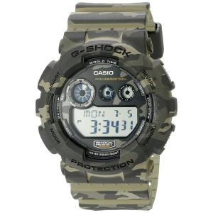 カシオ 腕時計 G-SHOCK Camouflage Series（カモフラージュシリーズ） グリーン系　逆 GD-120CM-5CR