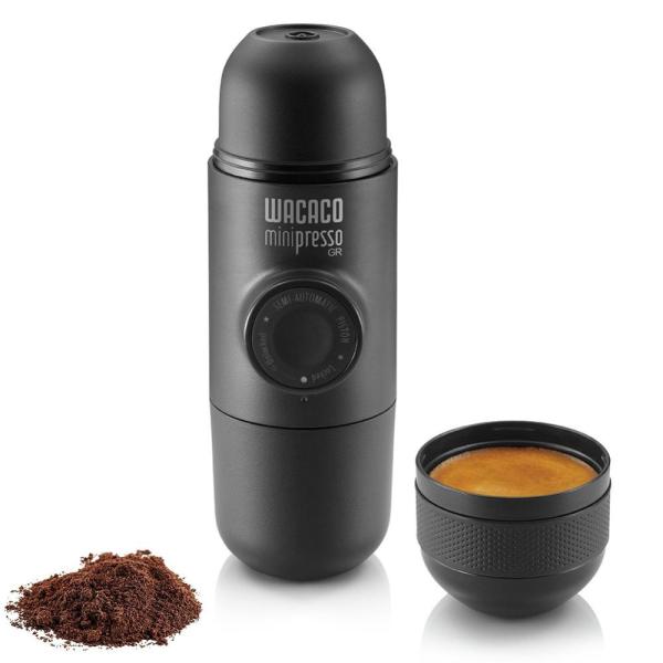 WACACO エスプレッソマシン手動でプッシュ式 互換コーヒー粉専用Minipresso GR 品