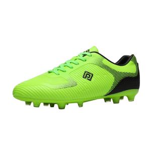 DREAM PAIRS Mens Firm Ground Soccer Cleats Soccer Shoes, Neon/Green/Black -