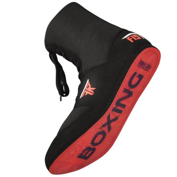 FISTRAGE Leather Kick Boxing Shoes Fighting Sports...