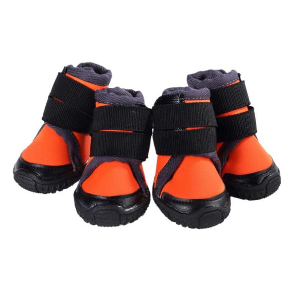 4pcs Dog Booties Dog Shoes Anti Skip Outdoor Shoes...