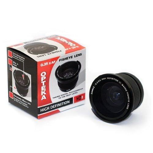 Opteka 0.35倍 HD2 超広角パノラママクロ魚眼レンズ Fuji FinePix S950...