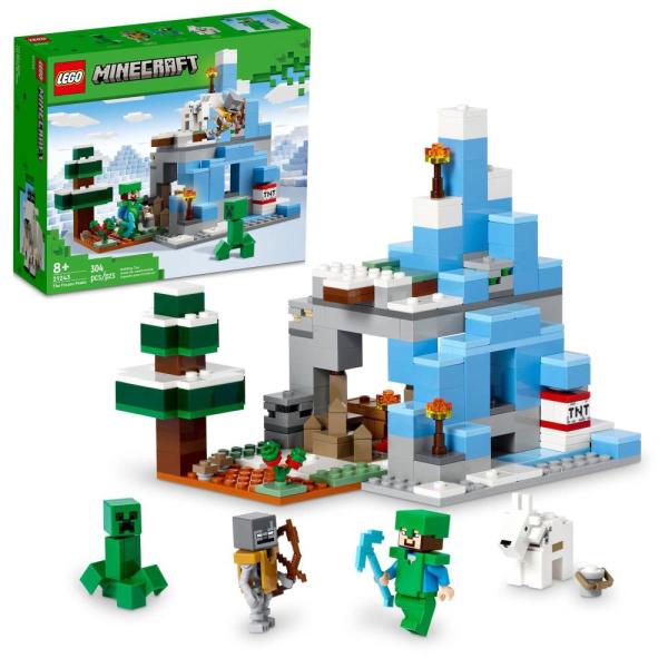 LEGO Minecraft The Frozen Peaks 21243, Cave Mounta...