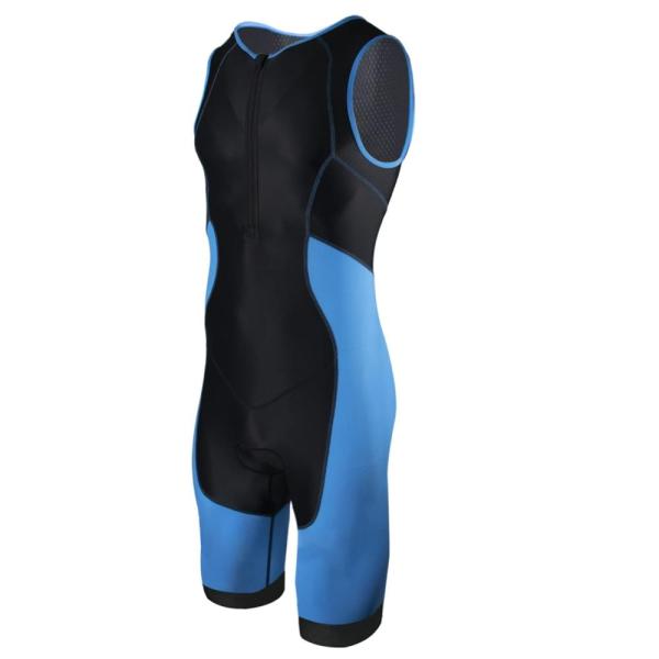 CGLRybO Men&apos;s Triathlon Suit Shorts One-Piece Slee...