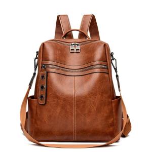 Backpack Purse for Women Fashion Genuine Leather C...