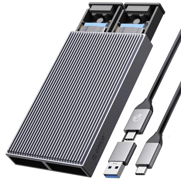 ORICO M.2 SSD 外付けケース NVME ケース SSD ケース M Key PCIe 2...