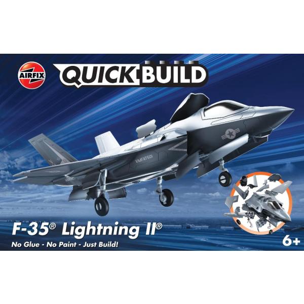 エアフィックス クイックビルドシリーズ F-35B ライトニング2 塗装済みブロック式組み立てキット...