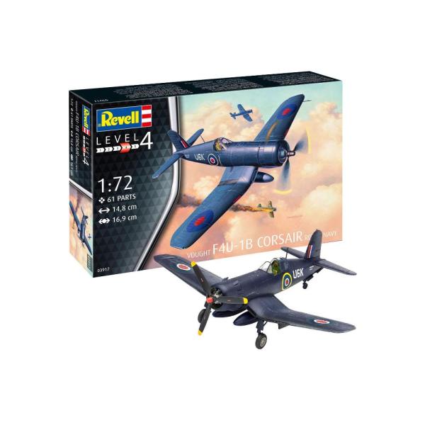 ドイツレベル 1/72 イギリス海軍 F4U-1B コルセア ロイヤルネイビー プラモデル 0391...